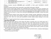IRGILLI MAHALLESİ SANAYİ DÜKKANLARI VE FIRIN KİRA İHALELERİ