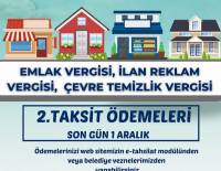 2. TAKSİT VERGİ ÖDEMELERİ İÇİN SON GÜN: 1 ARALIK