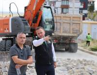 TOKİ BÖLGESİNDE SICAK ASFALT ÇALIŞMALARI BAŞLIYOR
