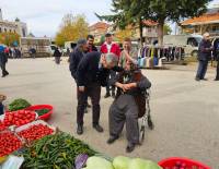 ÇİVRİL BELEDİYE BAŞKANI NİYAZİ  VURAL PAZAR ZİYARETİ