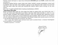 KIRALAN MAHALLESİ ÖZDEMİRCİ CAD. NOI:18 I ADRESİNDE BULUNAN SANAYİ DÜKKANI KİRA İHALESİ