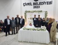 ÇİVRİL BELEDİYESİ KIRALAN KÜLTÜR EVİNDE İLK NİKAH KIYILDI .
